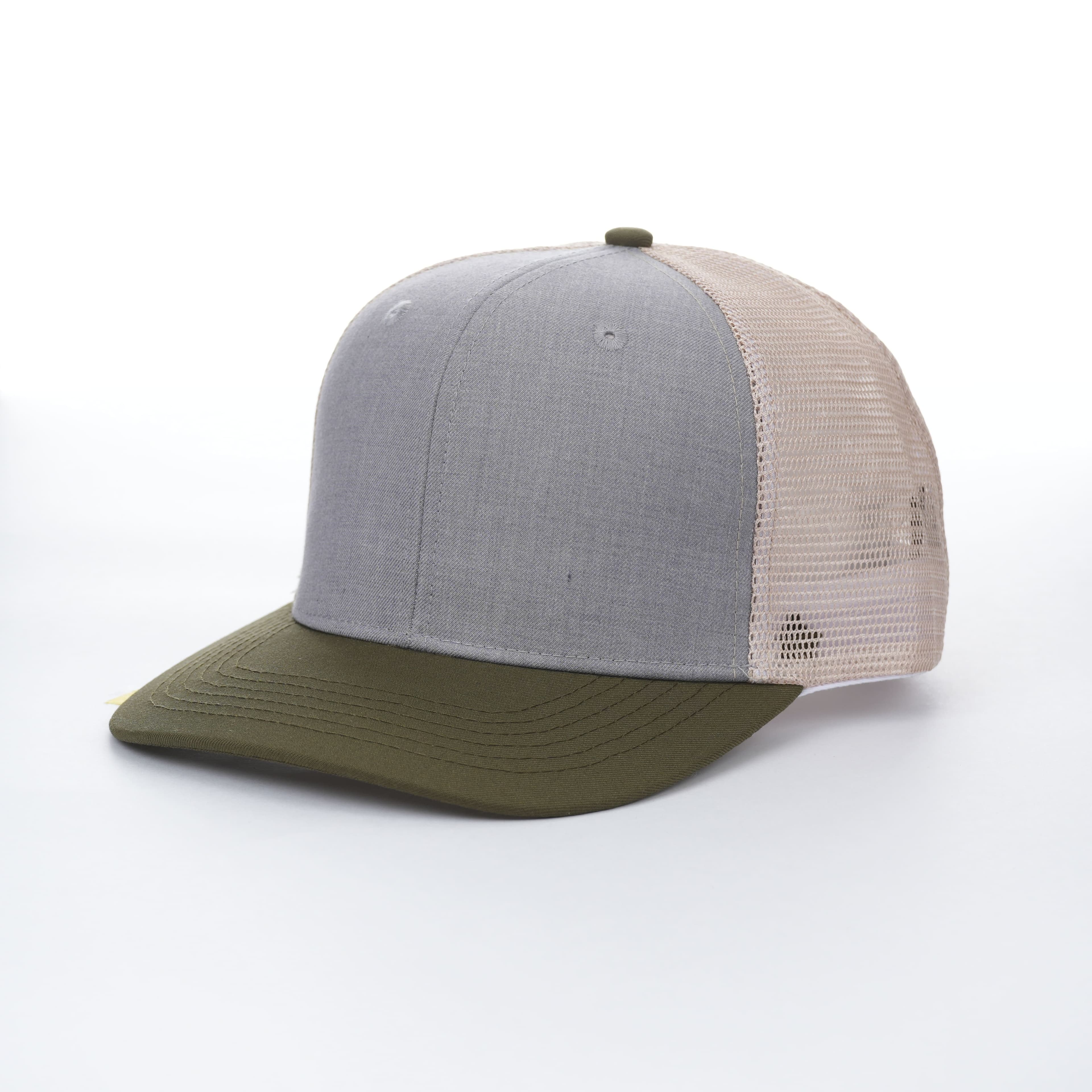 Gorra Trucker Clásica de Algodón con Malla- Semi plana