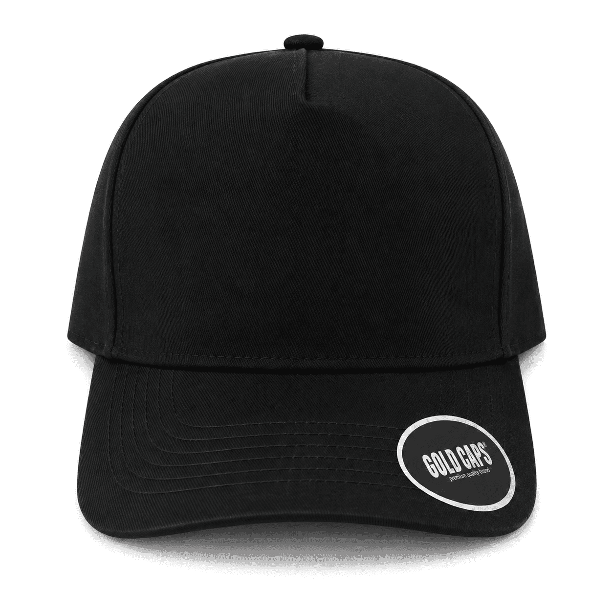 Gorra 5 Paneles de Algodón con Frente Liso - AURATECH | Gold Caps Colombia